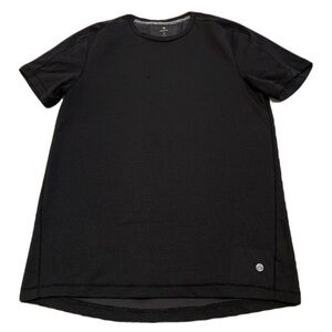 3/$15 Apana Black Short Sleeve Athletic T-Shirt - Men's/Unisex - Size Medium